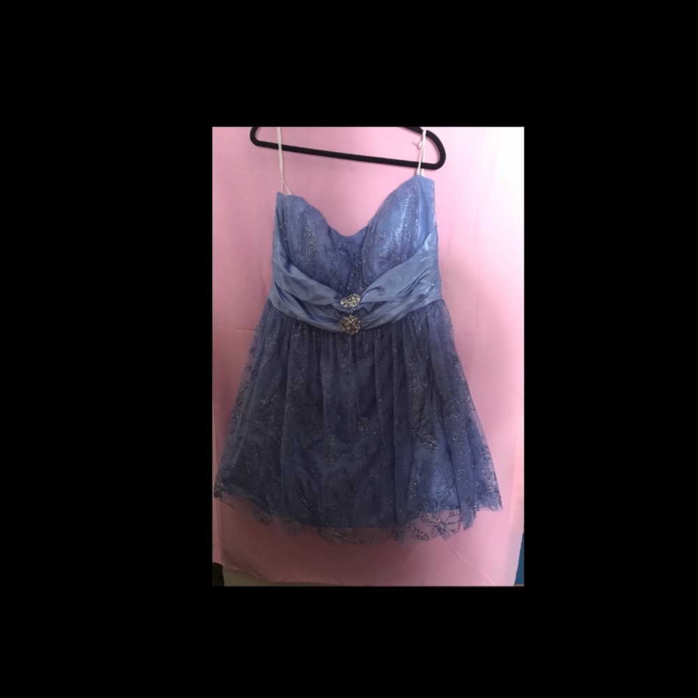 Deb Periwinkle Formal Dress